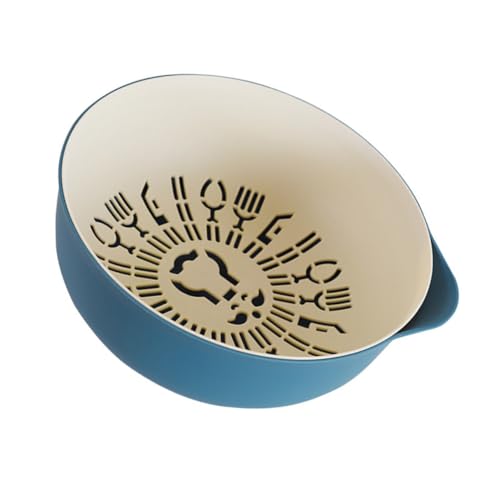 DOITOOL 野菜や果物洗いにな取り外し可能プラスチック水切りバスケット 二重排水設計で丈夫か多用途収納容器 家 レストラン対応