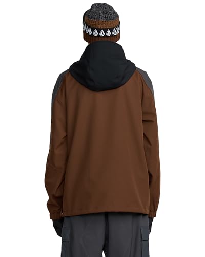 Image of Volcom Men's Brighton Pullover Anarok Hooded Snowboard Jacket
