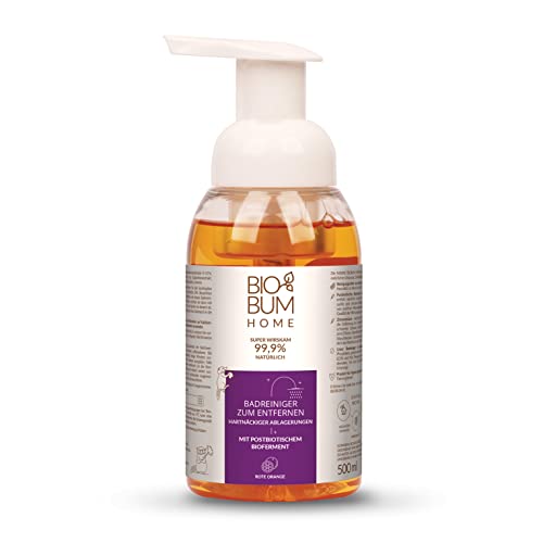 BIO Badezimmer-Reinigungsschaum BIOBUM HOME mit Bioferment, Rote Orange, 250 ml