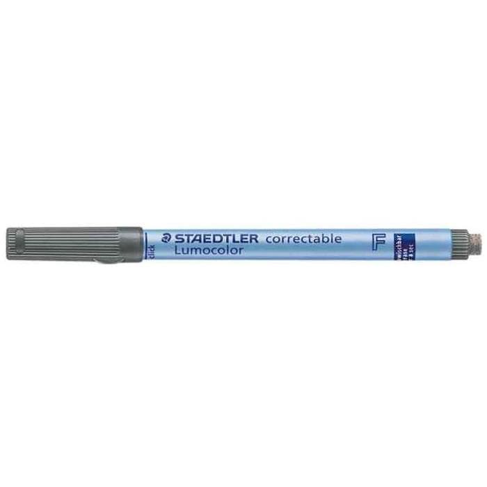 Staedtler 0.6 mm Black Pack of 10 lumocolors Correctable Non-Permanent Marker 305 ยฐF, PTE Moy.