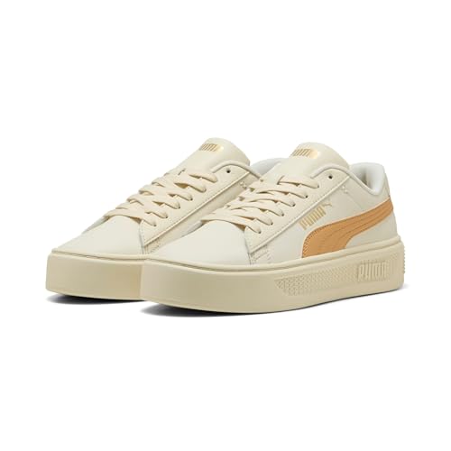 Image of Puma Womens Smash V3 Platform Lace Up Sneakers Shoes Casual