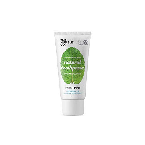 Humble Natural Toothpaste - Pasta de dientes - with fluoride- con flúor - Fresh mint - Menta fresca 3 x 75 ml