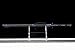 LOONGSWORD Dragon Tang Dao Sword – Hand-Forged High Carbon Steel Blade, Blue Alloy Fittings, Black Scabbard – Chinese Collectible & Martial Arts Display Sword