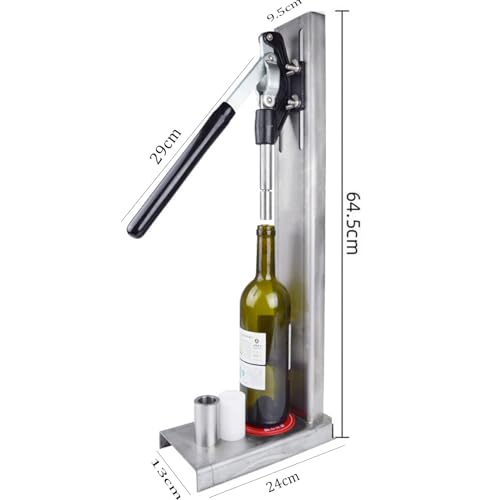 Machine de pressage manuelle de bouchons de bouteilles de vin et outil de capsulage - 8