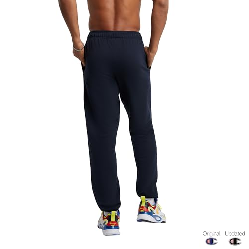 Champion Men's Cinched-Bottom Lounge Pants, Standard Fit, Lightweight, Available in Regular and Big & Tall
