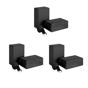 Remingtape 6X Yogablöcke und Gurt Set Schwarz