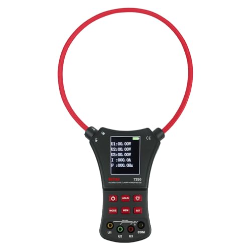 Image of EITAI7350 Digital Flexible Coil Clamp Power Meter, AC 0.0A-6000A, 0.0V-600V, Φ7.9inch /200mm, Manufacturer Direct Sales, Rogowski Amp Power Meter
