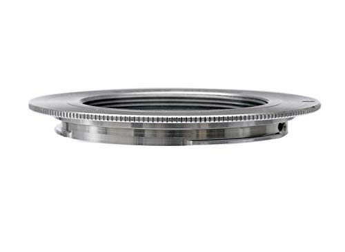 Fotasy Copper M42 Lens to Cannon EF Adapter, 42mm Screw Mount Lens to EFs, Infinity Focus, Compatible con Canon DSLR miniatura 2