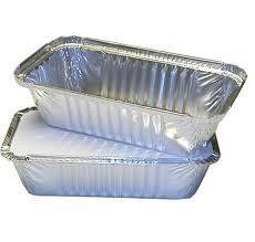 GSL - 500 x Aluminium Foil Food Containers + 500 Lids - No6a Takeaway