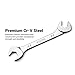 Capri Tools Angle Open End Wrench Set, 30° and 60° angles, 1/4 to 1 in. SAE, 13-Piece with Mechanic' Tray