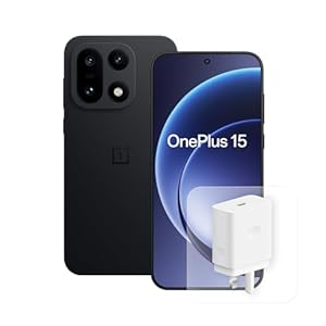 OnePlus 15 5G Smartphone, 16GB RAM 512GB Memory, Snapdragon 8 Elite Gen 5, 7300mAh Battery, 4K 120FPS Dolby Vision Video, Triple 50MP Camera, 120FPS Gaming, IP68 Water Dust Resistan, Infinite Black