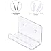 X-FLOAT Clear Floating Shelves (Wall Mounted) for Displaying Comic Books (Set of 6)
