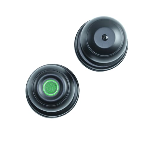 Serrure Connectée, Tuya – Poignée De Porte Intellinte À Empreintes Digitales, Serrure Intellinte Avec Télécommande APP, For Chambre À Coucher, Bureau, Appartement, Serrure Sphérique À Langue,pour cha