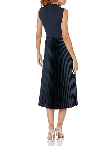 Theory Women's Pleated Combo Dress2