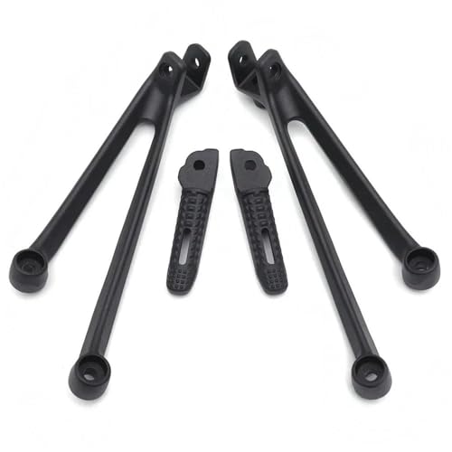 Supports passager et repose-pieds moto S1000RR finition argentée haut de gamme