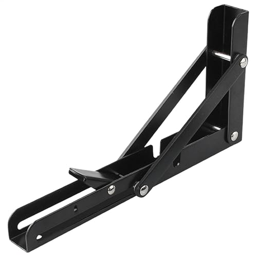 Generico Soportes de estantería plegables – Estantería con cremallera para estantes de mesa duraderos, soportes plegables para cargas pesadas, para cocina, baño, garaje, tienda, balcón, herramientas