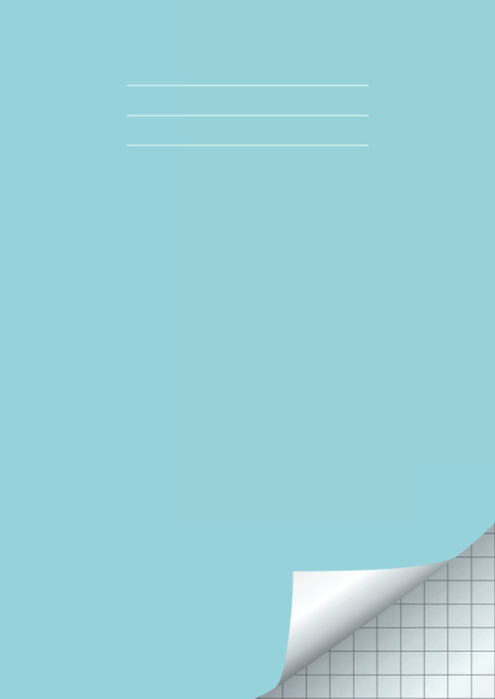 Graph Paper Notebook A4, School Maths Exercise Book: 10mm (1cm) Squared Paper for Mathematics , Graph, Writing Pad A4, 100 Pages Quad Ruled