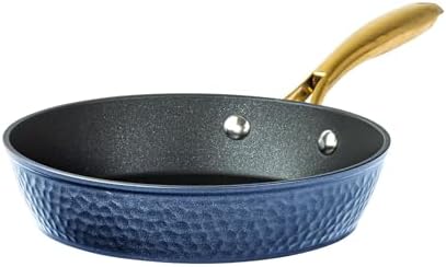 Granitestone 10 Inch Non Stick Frying Pans Nonstick Frying Pan Skillet Nonstick Pan, Large Non Stick Pan, Induction Pan, Kitchen Pans, Cooking Pan, Pan for Cooking, Dishwasher Safe, Navy Blue