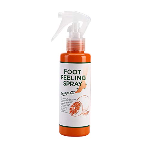 Foot Peeling Spray Orange Oil, Foot Peeling Spray That Remove Dead Skin, Hydrating Nourish Peel Off Spray, Remove Dead Skin within Seconds, Exfoliating Peeling & Calluses on Feet, 110ML