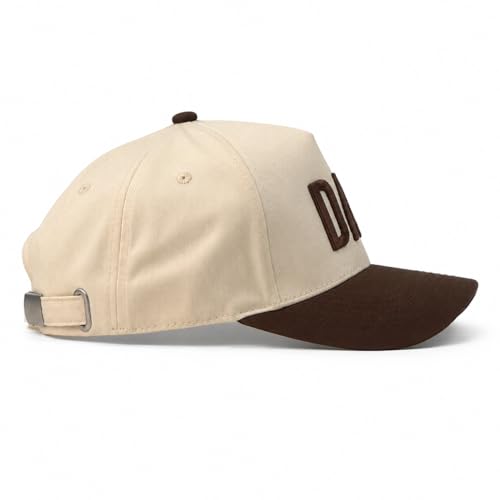 Image of DAD Hat for Men, Adjustable Embroidered Cap with EST 2026, First for New Dad