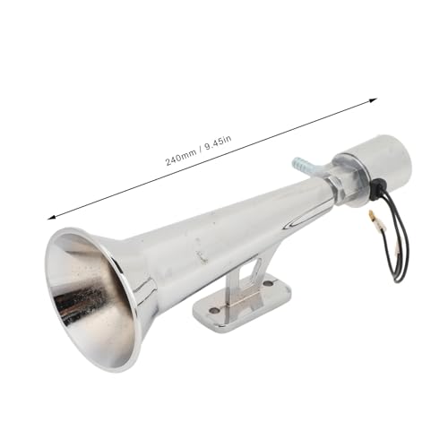 Greensen Tromba Aria 150DB, Clacson Treno Alta Intensità 12V/24V, per Camion Barca SUV Moto