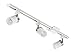 Lithonia Lighting LTKCYLD MR16GU10 BN M4 Three Light MR16GU10 Track Kit, Brush Nickel Finish with Clear Glass