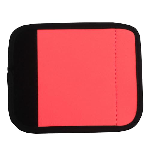 Image of Neoprene Luggage Handle Wraps for Traveling Bright Color Luggage Tags|Handle Wraps|Handle Covers (Tomato)