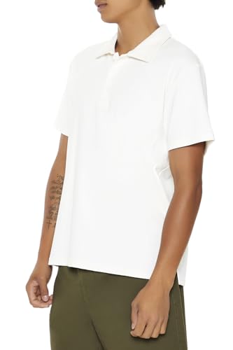 Forever 21 Men's Textured Polo Shirt3