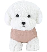 サンレモン アミコケーン ビションフリーゼ M 12×20×17cm ぬいぐるみ アニマル 犬 P-9132