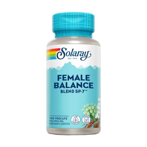 Solaray Female Balance | 100 Vegcaps | Ayuda para la mujer| Complemento alimenticio para la mujer