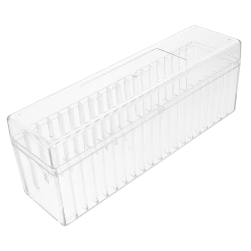 Caja organizadora transparente para monedas 20 ranuras