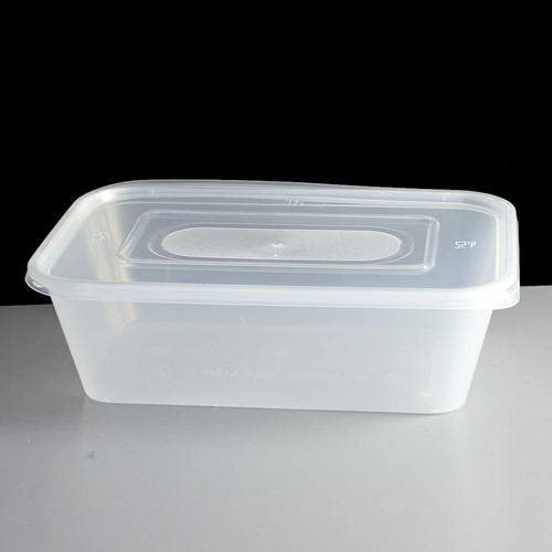 [𝟐𝟎 𝐏𝐚𝐜𝐤] Plastic Food Storage Containers 650ml | Microwave Plastic Food Takeaway Containers with Lids BPA Free, Microwave and Freezer Safe, Meal Prep Boxes, Home, Pub, Catering Kitchens