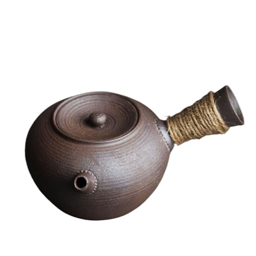 Juegos de té retro con hervidor de cerámica arcillosa