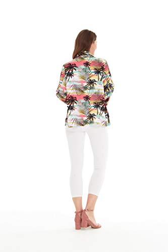 Image of Hawaii Hangover Family Matching Hawaiian Clothes, Neon Sunset Pink | Family Matching Hawaiian Clothes, Neon Sunset Pink, lightweight rayon, machine washable, tropical floral print, luaus