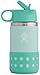 HYDRO FLASK - Gourde Enfant 354ml - Bouteille Isotherme Inox à Isolation Sous Vide - Manchon de Protection Flex Boot Silicone - Bouchon avec Paille Intégrée - Sans BPA - Ouverture Large - Paradise