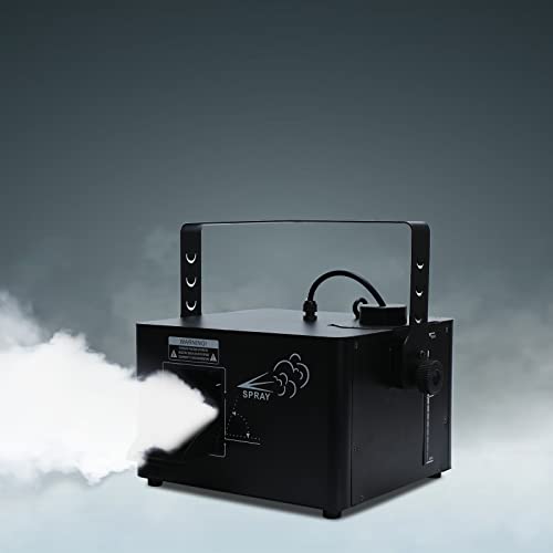 Máquina de humo de 1500 W con control DMX, remoto inalámbrico y manual para efectos escénicos, teatro, Halloween, bodas, fiestas y DJ miniatura 3