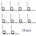 10pcs Torsion Springs 60/90/120/180 Degrees V-Shaped Torsional Spring, Wire Diameter 1.2mm Small Torsion Springs Kit for Home Repair & DIY Project ( Style : 90 Degrees , Size : 1.2mm x 10mm x 3laps )