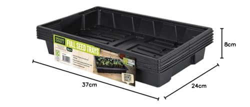 Bosmere N250 Professional Seed Tray Black (5 Pieces)