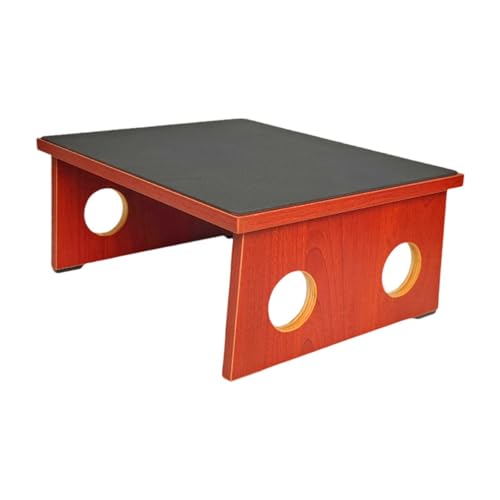 jojomis Wooden Folding Step Stool Heavy Duty Foot Rest Sturdy Bed Step for Seniors Bathroom Bedroom Home Indoor