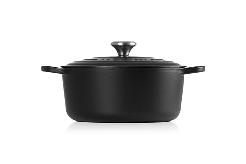 Le Creuset Enameled Cast Iron Signature Round Dutch Oven, 5.5 qt., Licorice