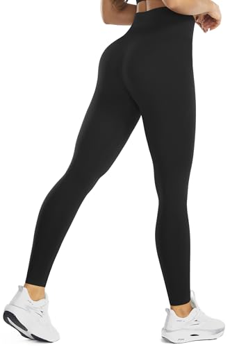 PERSIT Seamless Gym Leggings for Women High Waist Tummy Control Yoga Pants Womens Workout Running Activewear Leggings - Image 3