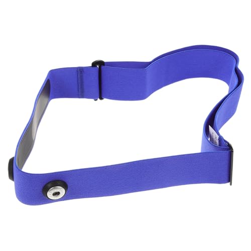BIUDECO Correa Pectoral Multifuncional Elástica para Monitor Deportivo, Banda Pectoral Transpirable y Resistente Al Sudor, Cinturón Ajustable para Pecho Color Azul, Repuesto Ligero para Uso Deportivo