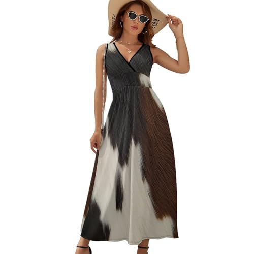 Robe longue femme été fluide sans manches pour rester fraîche et chic