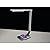 WorkPro™ LED USB Desk Lamp with Wireless Charger and Timer, 17-1/2"H, Brushed Metal/Gray