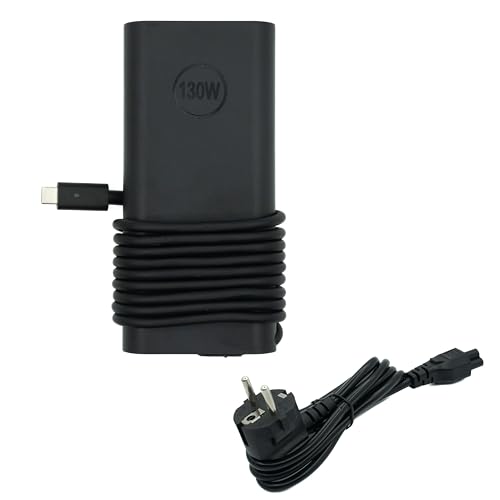 130W USB C Netzteil Ladegerät für Dell XPS 17 16 15 13 12 Latitude 7000 5000 3000 Serie Inspiron 16 14 Plus, Precision 5470 5550 5560 5570 5750 5760 5770 3550 3560 3570 3541 3551 3561 3571 5530 Laptop