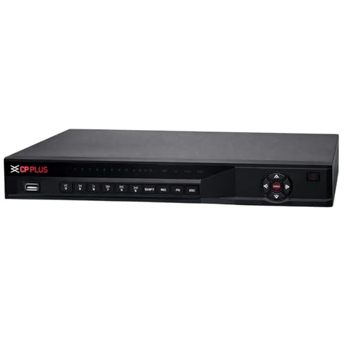 Image of CP Plus 16 Channel H.265+ 4K Network Video Recorder NVR, Max 200Mbps Incoming Bandwidth, Support 2 SATA HDDs up to 6TB Each, 2 USB Ports(1 USB 3.0) [CP-UNR-4K4162-V2]