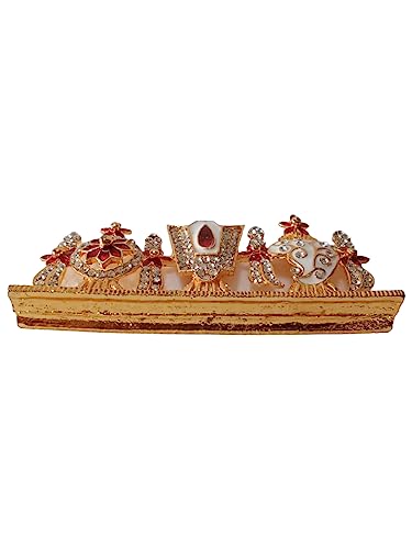 Estatua BEXCO Shankh Chakra Tilak Tirupati Balaji 4"x2"x0.5" miniatura 6