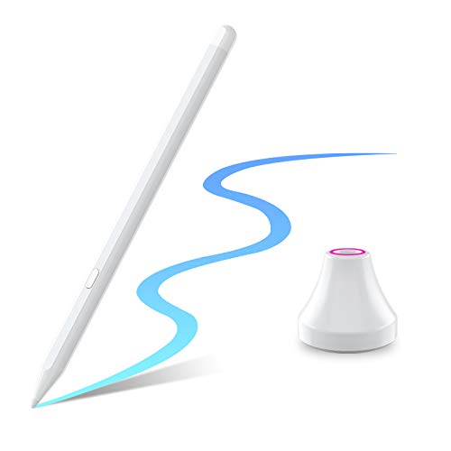 Stylus Pens for Touch Screens with Magnetic Design, Active Rechargeable Stylus with Glove Compatible with Apple iPad/iPad Air/iPad Mini/iPad Pro/iPhone/Android/iOS/Samsung/Kindle and Other Tablets