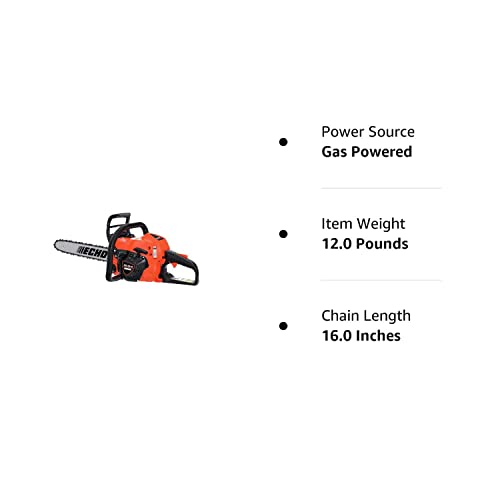 Echo Commercial Gas Rear Handle Chain Saw With 16 Inches Bar 34.4Cc #TOP6