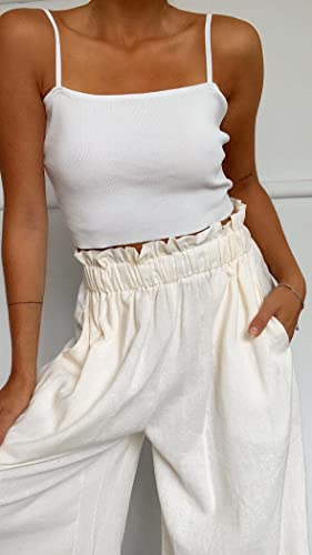 Women's Loose Women's Multicoloured Long Wide Leg Pants Summer High Waist Wide Leg Pants3